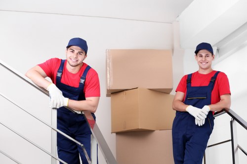 Professional local removals team preparing a move in Turnpikelane