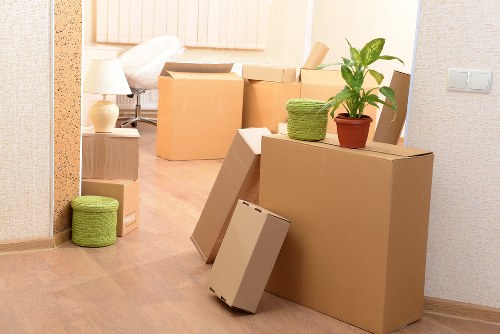 Household furniture being loaded for removals in Turnpikelane